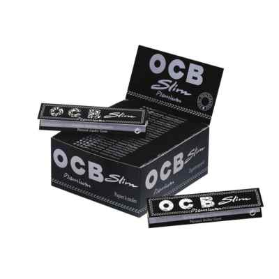 OCB BLACK SLIM PREMIUM K/S 50S
