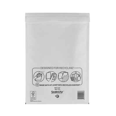 MAIL LITE WHITE F/3 PADDED ENVELOPE (220x330)