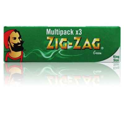 ZIG ZAG GREEN K/S MULTIPACK 3S X 12