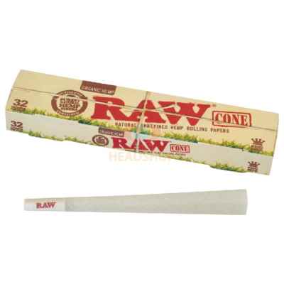 RAW CONE ORGANIC HEMP KS 32PK