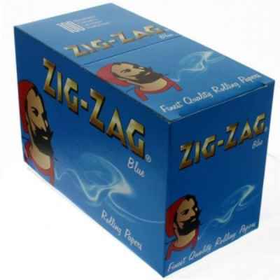 ZIG ZAG BLUE STANDARD 100S