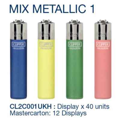 CLIPPER LARGE  MIX METALLIC 1 D40 CL2C001UKH