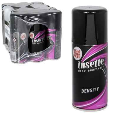 INSETTE MEN BODY SPRAY DENSITY 150ML X 12