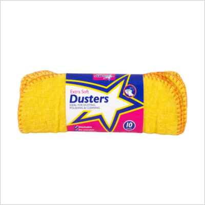 DUSTERS YELLOW 10PK