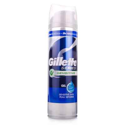 GILLETTE SHAVING GEL SENSITIVE 200ML X 6