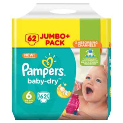 PAMPERS NO 6 XLARGE 17S X 3 ?4.99 PM