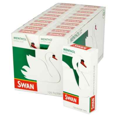 SWAN MENTHOL EXTRA SLIM TIPS 120S X 20