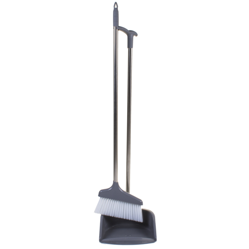 LONG HANDLE DUSTPAN WITH SWEEPING BRUSH YouthStar