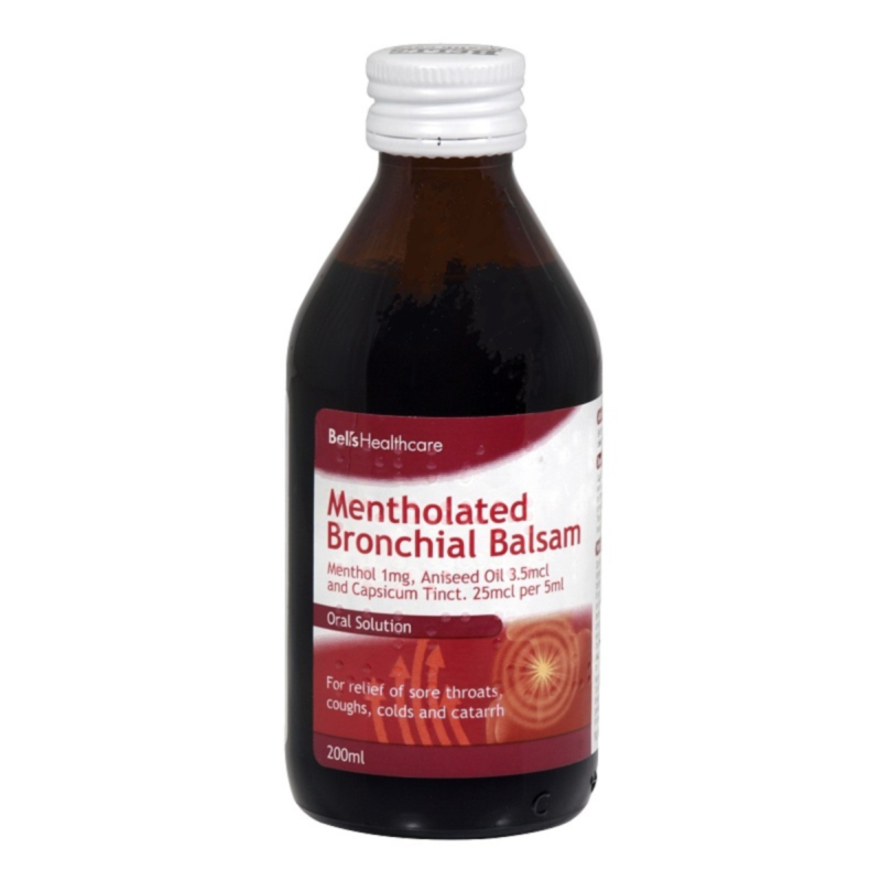 BELLS MENTHOLATED BRONCHIAL BALSAM 200ML X 6 YouthStar