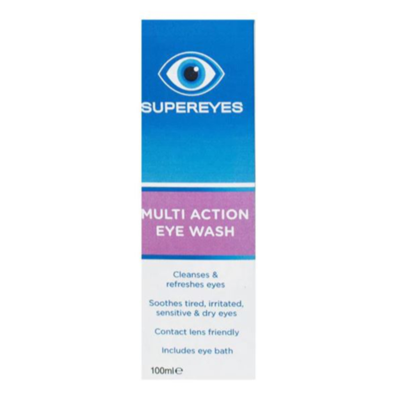 Supereyes Eye Wash + Eye Bath 100Ml X 6 YouthStar