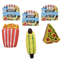 PET TOUCH SQUEAKY FAST FOOD DOG TOY ASST2 (HT