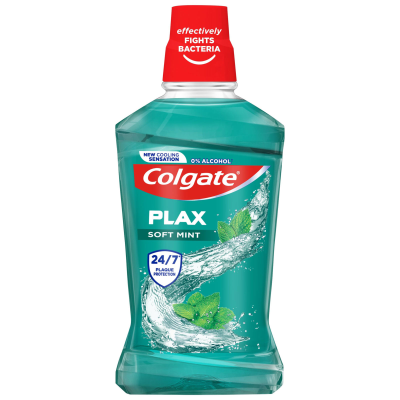 COLGATE PLAX MOUTHWASH SOFT MINT 250ML X 6