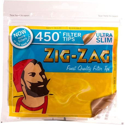 ZIG ZAG ULTRA SLIM TIPS 450S BOX OF 25