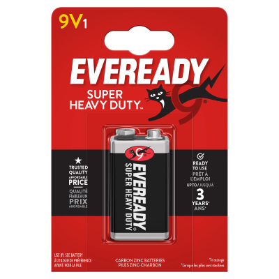 EVEREADY 9V SUPER HEAVY DUTY PACK OF 1