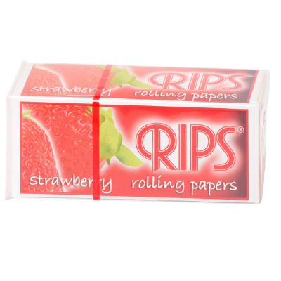 RIPS STRAWBERRY FLAVOUR SLIM PAPER 24 ROLLS
