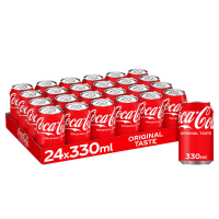 COKE CANS (IMPORT UK TEXT) 330ML X 24
