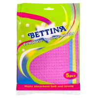 BETTINA CELLULOSE SPONGE CLOTHS 5PK