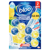 BLOO POWER ACTIVE LEMON PM ?2.59 TWIN X 6