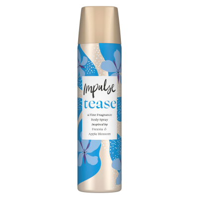 IMPULSE BODY SPRAY TEASE 75ML X 6