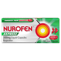 NUROFEN EXPRESS LIQUID CAPSULES 200MG 10S X 6