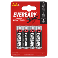 EVEREADY AA SUPER HEAVY DUTY PACK OF 4