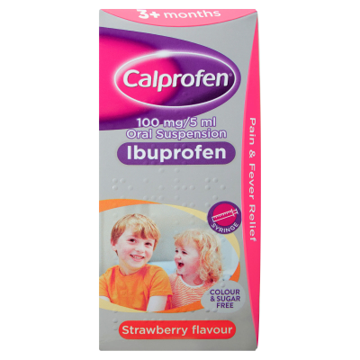 CALPROFEN IBUPROFEN 3+ MONTHS 100ML X 6 05/20