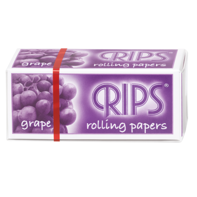 RIPS GRAPES FLAVOUR SLIM PAPER 24 ROLLS