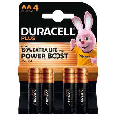 DURACELL AA - MN1500 PLUS WITH POWER BOOST 4
