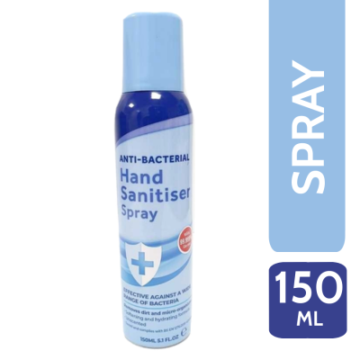 HAND SANITISER ANTI-BACTERIAL SPRAY 150ML X 1