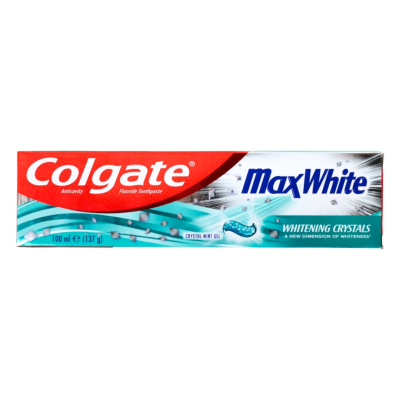 COLGATE TOOTHPASTE MAX WHITE WHITENING CRYSTA