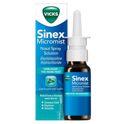 VICKS SINEX NASAL SPRAY 15ML X 8 07/2028