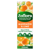 ZOFLORA DISINFECTANT 250ML MANDARIN & LIME X
