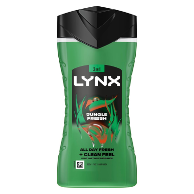 LYNX BODYWASH JUNGLE FRESH 225ML X 6