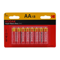 KODAK ZINC SUPER HEAVY DUTY AA 8 PACK