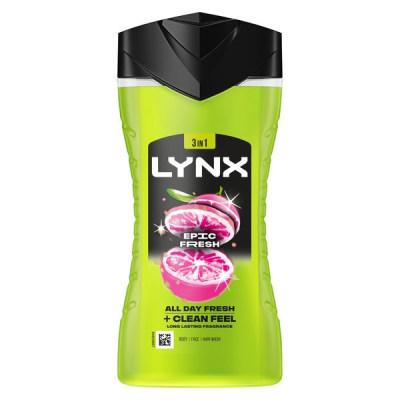 LYNX BODYWASH EPIC FRESH 225ML X 6