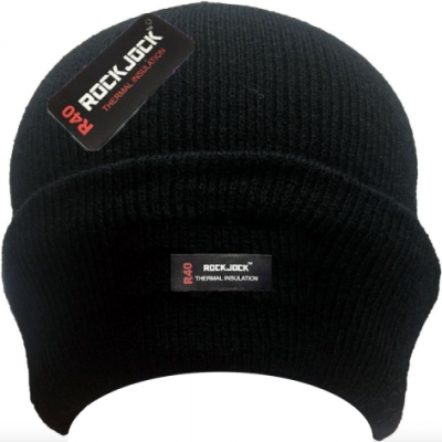 HAT THERMAL BLACK MENS PACK OF 12 -  HAI703