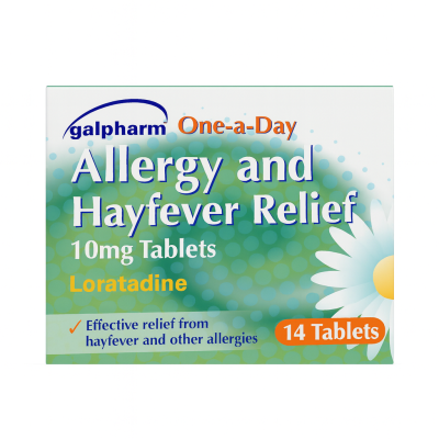 GALPHARM HAYFEVER REL LORATADINE TAB 14S X 10