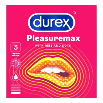 DUREX PLEASURE MAX 3'S X 24