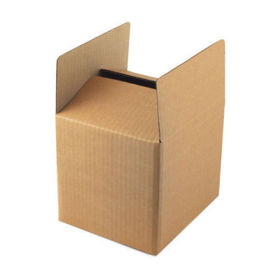BROWN SMALL PARCEL BOX 6 X 6 X 6 INCH