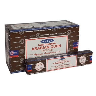 SATYA ARABIAN OUDH INCENSE STICKS 15G 12PK