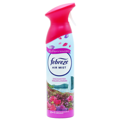 FEBREZE AIR MIST WILDFLOWERS 185ML X 8