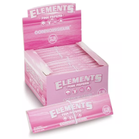 ELEMENTS PINK SLIM KING SIZE CONNOISSEUR 24S