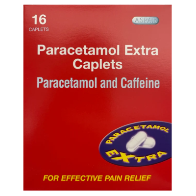 ASPAR PARACETAMOL EXTRA CAPLETS 16'S X 12 07/