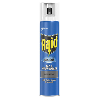 RAID FLY WASP KILLER SPRAY 300ML X 6