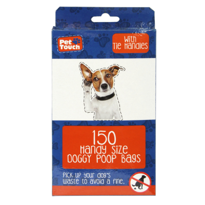 PET TOUCH DOGGY POOP BAGS 150PK (HT7869)