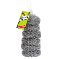 BETTINA GALVANISED SCOURERS 6PK