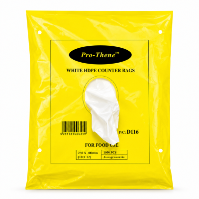 HDPE BAGS PRO-THENE 250 X 300 MM (10" X 12")