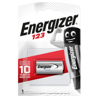 ENERGIZER LITHIUM  CR123 3V 1PK