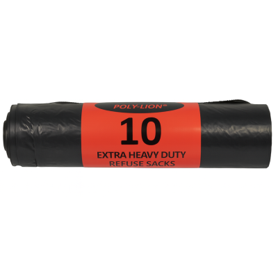 POLYLION BLACK SACKS ON ROLLS 10S X 20 EXTRA 