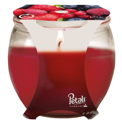 PETALI CANDLE JAR MIXED BERRIES 120G X 6